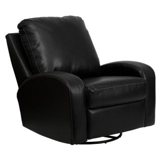 Flash Furniture Thomas Leather Swivel Glider Recliner   Recliners
