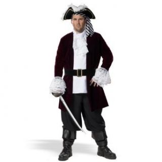 Men's Pirate Captain Plus Size Costume (3X) Clothing