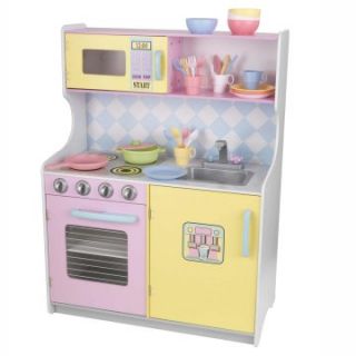 KidKraft LePetite Kitchen WITH Dish Set   Play Kitchens & Grills