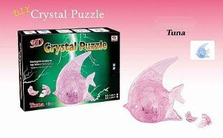 Fish 3D Crystal Jigsaw Puzzle PINK [non light model] Toys & Games