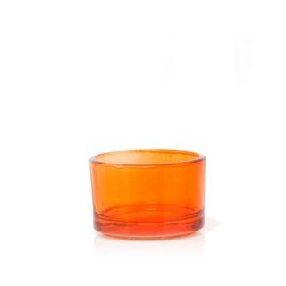 Chive   Tealight Candle Holder, in Orange  Vases  Patio, Lawn & Garden