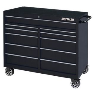 Waterloo Professional 52 in. Black 11 Drawer Cabinet   Tool Chests & Cabinets