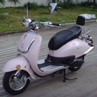 Venice TPGS 822 PINK 150cc Gas 4 Stroke Moped Scooter w/ Warranty  Gas Powered Sports Scooters  Sports & Outdoors