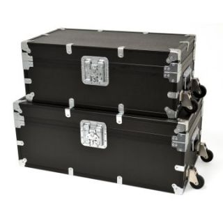 Artisans Domestic Black Ultimate Airline and Travel Trunk   Medium   Storage Trunks