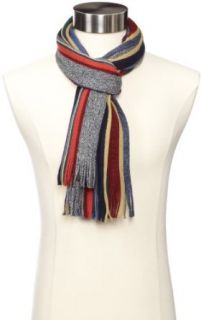 HUGO BOSS Men's 100% Virgin Wool Multicolored Farlon Fringe Scarf, One Size at  Mens Clothing store Cold Weather Scarves