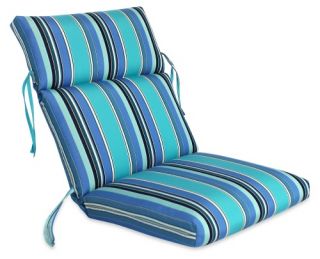 Comfort Classics Sunbrella Channeled Chair Cushion   22 x 44 x 3 in.   24 in.   Outdoor Cushions