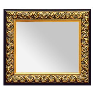 Oxford Gold & Mahogany Vanity Mirror   Wall Mirrors