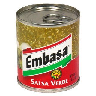 Embasa Salsa Verde, 7 Ounce Cans (Pack of 12)  Grocery & Gourmet Food