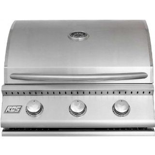 Junior Series 26" All Stainless Gas BBQ Grill by RCS   Natural Gas  Drop In Natural Gas Grill  Patio, Lawn & Garden