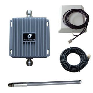 Cellular GSM/3G 850/1900MHz 55dB Gain Cell phone Mobile Signal Booster/Repeater/Amplifier Full Kit with Omni Fiberglass Outdoor antenna and Directional Indoor antenna For Home Or Office Cell Phones & Accessories