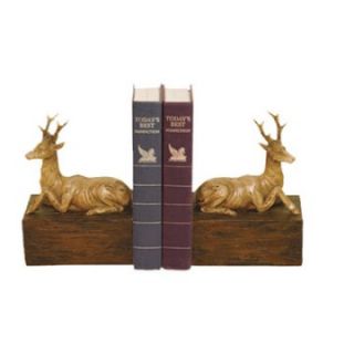 Resting Stag Bookends   Bookends