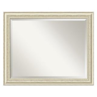 Country Whitewash Wall Mirror   32W x 26H in.   Wall Mirrors