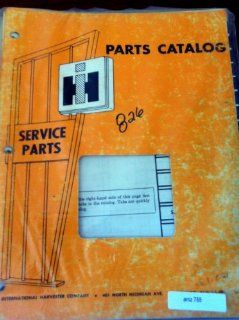 International 826 Tractor Parts Manual 
