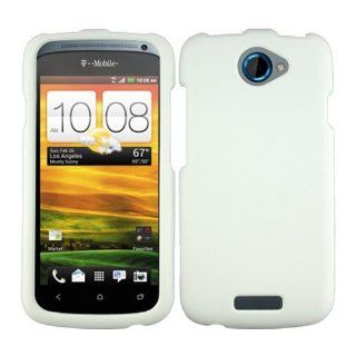 iFase Brand HTC One S Cell Phone Rubber White Protective Case Faceplate Cover Cell Phones & Accessories