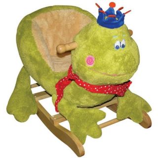 Charm Charming Frog Rocker with Crown   Rocking Toys