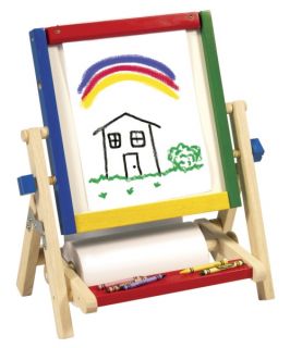Guidecraft 4 in 1 Childrens Tabletop Easel   Learning Aids