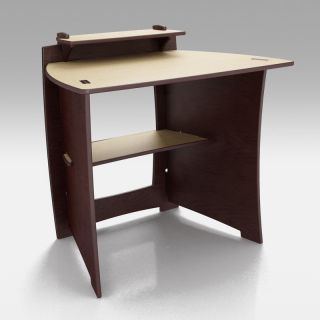 Legare Natural and Espresso Reversible 34 Inch Desk   Elementary Desks