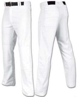 Joe's USA Open Bottom Baggy Cut Baseball Pants   (White Adult 2X Large) Clothing