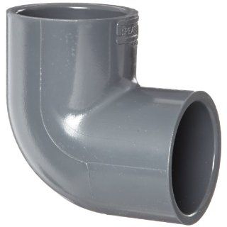 Spears 806 Series PVC Pipe Fitting, 90 Degree Elbow, Schedule 80, 2" Socket Industrial Pipe Fittings