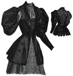 1894 Open Jacket or Blazer Pattern  Other Products  