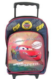 Disney Cars Rolling Backpack Luggage  Cars Full size School bag Toys & Games