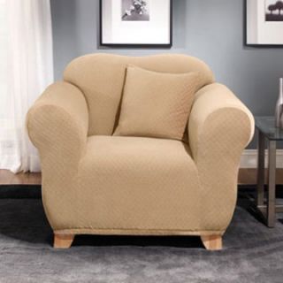 Sure Fit Stretch Stone Chair Slipcover   Chair Slipcovers