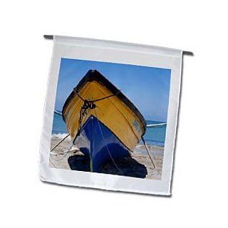 3dRose fl_70705_1 Fishing Boats, Treasure Beach, Jamaica South Coast CA22 GJO0147 Greg Johnston Garden Flag, 12 by 18 Inch  Outdoor Flags  Patio, Lawn & Garden