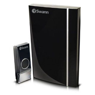 Swann SWHOM DC830B GL Wireless Door Chime with Black Finish Camera & Photo