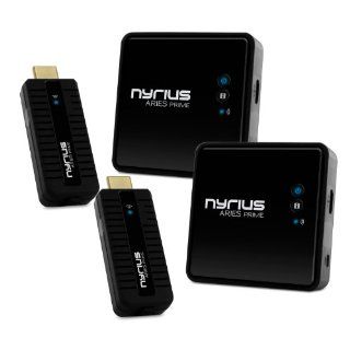 Nyrius ARIES Prime Digital Wireless HDMI Transmitter & Receiver System for HD 1080p 3D Video Streaming, Laptops, PC, Cablebox, Satellite, Blu ray, DVD, PS3, Xbox   NPCS549 (Pack of 2) Electronics