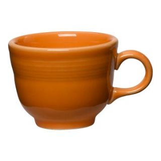 Fiesta Tangerine Coffee Cup 7.75 oz.   Set of 4   Coffee Mugs