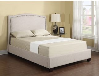 Abigail Upholstered Platform Bed   Beds
