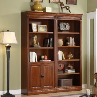 Whalen Augusta Bookcase with Optional Bookcase with Doors   Bookcases