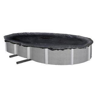 Dirt Defender Oval Rugged Mesh Above Ground Winter Pool Cover   Swimming Pools & Supplies