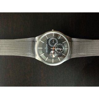 Skagen Men's 809XLTTM Carbon Fiber Dial Titanium Watch Skagen Watches