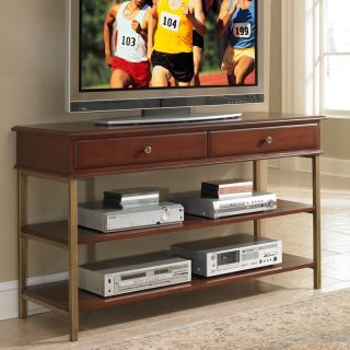 Home Styles St. Ives Media TV Stand   Cinnamon Cherry Finish   TV Stands