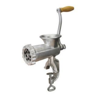 Weston 36 0801 W Tinned No. 8 Manual Meat Grinder with C Clamp   Meat Grinders