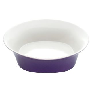 Rachael Ray Dinnerware Round and Square Collection 10 in. Round Serving Bowl   Purple   Serving Bowls & Baskets