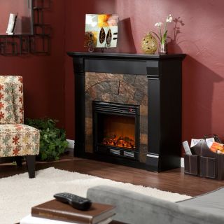 Elkmont Black Electric Fireplace   Electric Fireplaces