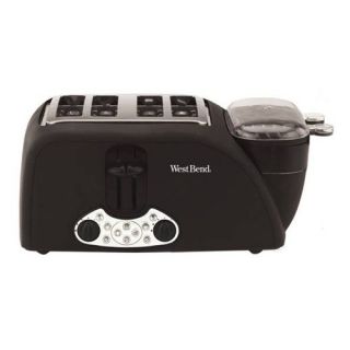 West Bend TEM4500W 4 Slice Egg & Muffin Toaster   Toasters