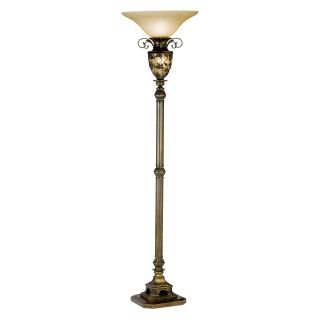 Pacific Coast Lighting Kathy Ireland First Lady Southern Dogwood Torchiere Lamp   Floor Lamps