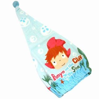 Ponyo "Awa Puku / 441 833" cap towel on the Cliff (hair dry towel) Ghibli Character Goods (japan import) Toys & Games