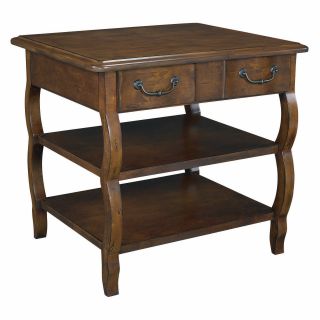 Hammary Siena Rectangular Storage End Table   End Tables