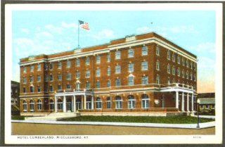 Hotel Cumberland Middlesboro KY postcard 1920s Entertainment Collectibles