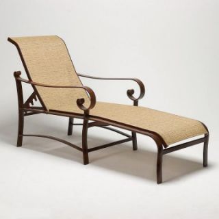 Woodard Belden Sling Chaise Lounge Chair   Outdoor Chaise Lounges