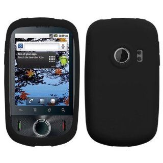 For MetroPCS Huawei M835 Accessory   Black Silicon Skin Soft Case Proctor Cover Cell Phones & Accessories