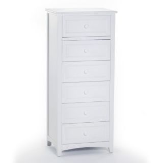 Schoolhouse Lingerie Chest   White   Kids Dressers and Chests