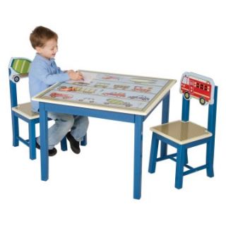 Guidecraft Moving All Around Table and Chairs Set   Activity Tables