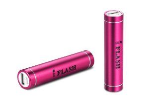 iFlash Mini 2600mAh External Battery Pack   Ultra Compact "Lipstick" Size Portable Power Bank Charger for Apple iPhone 5 4S 4 3GS (Apple Cable NOT Included), iPod; Most Android Phones Samsung Galaxy Note, Galexy S4, Galaxy S3, Galaxy S2, Galax