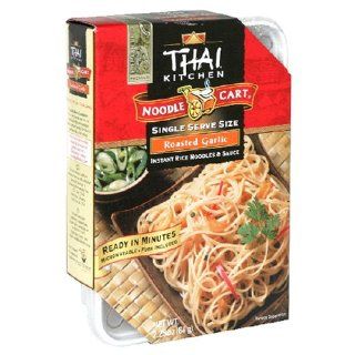 Thai Kitchen Noodle Cart, Roasted Garlic, 2.25 Ounces (Pack of 12)  Prepared Noodle Dishes  Grocery & Gourmet Food