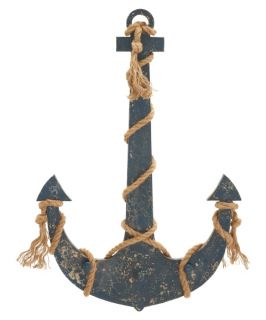 Decorative Rope Anchor Wall Decor   23W x 34H in.   Wall Sculptures and Panels